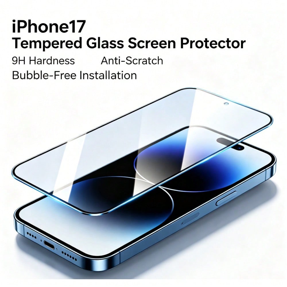 Screen Protector Film - 3pcs Universal Tempered Glass Screen Protector,