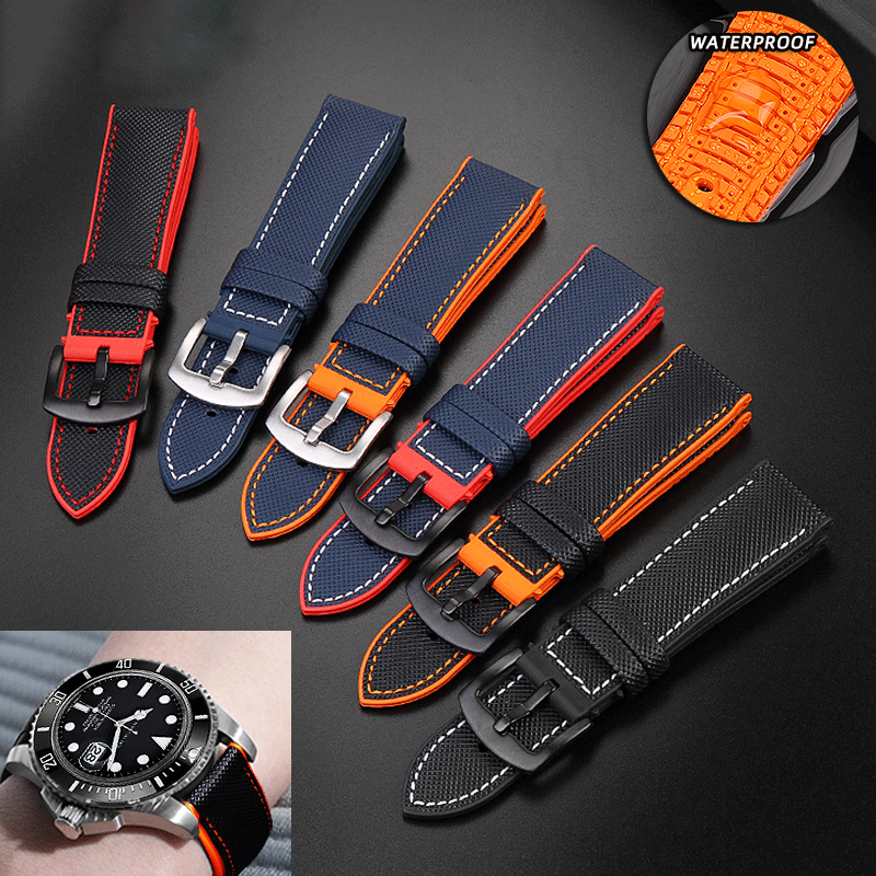Nylon Nato Strap - For Omega Tissot MIDO IWC Watchband