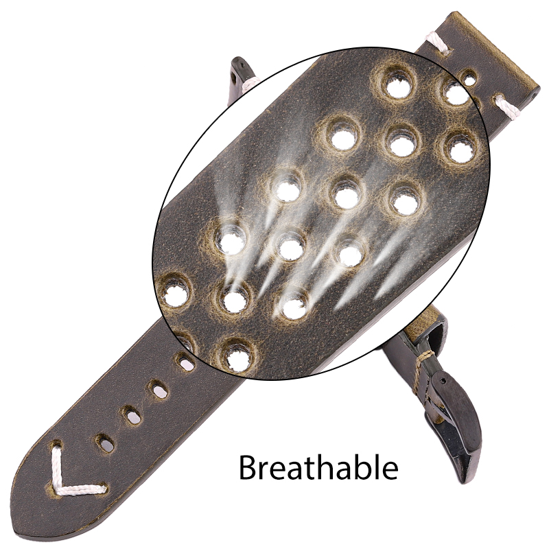 Breathable Genuine Leather Qui – Nylon Nato Strap recenzja i cena