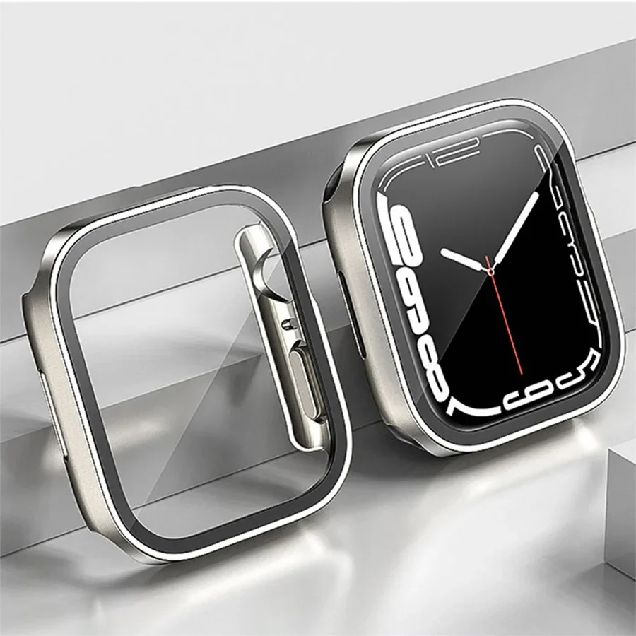 Glass+cover For Apple Watch ca – Smartwatch Watch Accessories For Women recenzja i cena