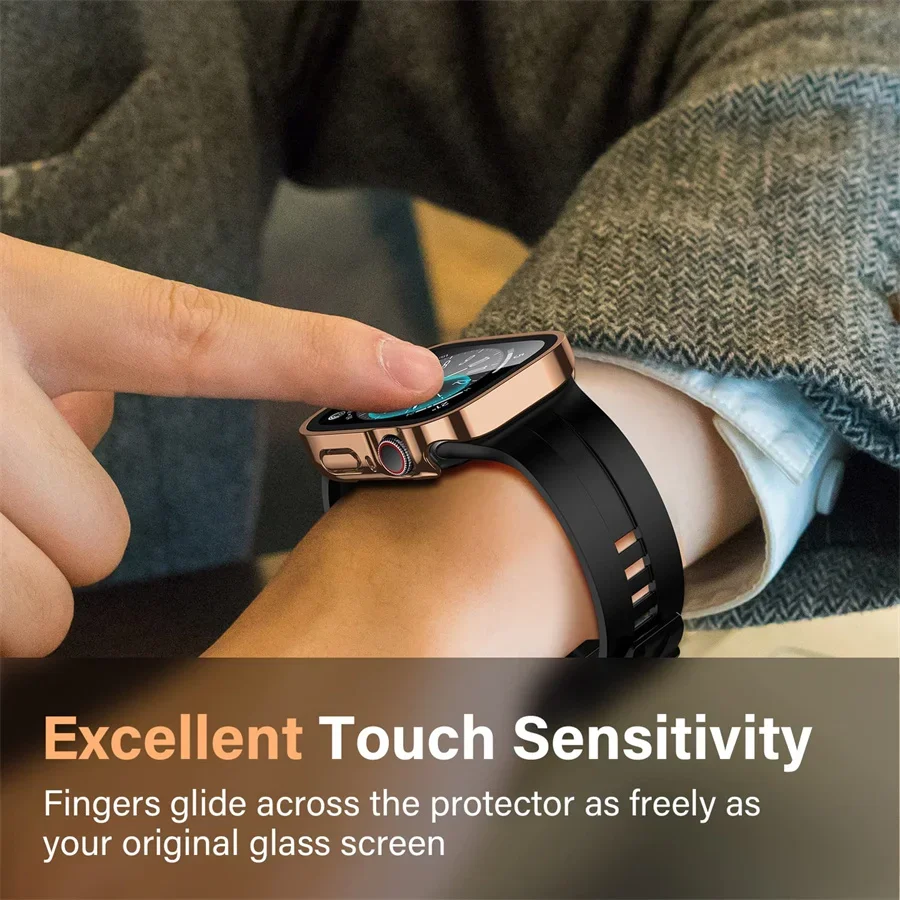 Glass+cover For Apple Watch ca – Smartwatch Watch Accessories For Women recenzja i cena
