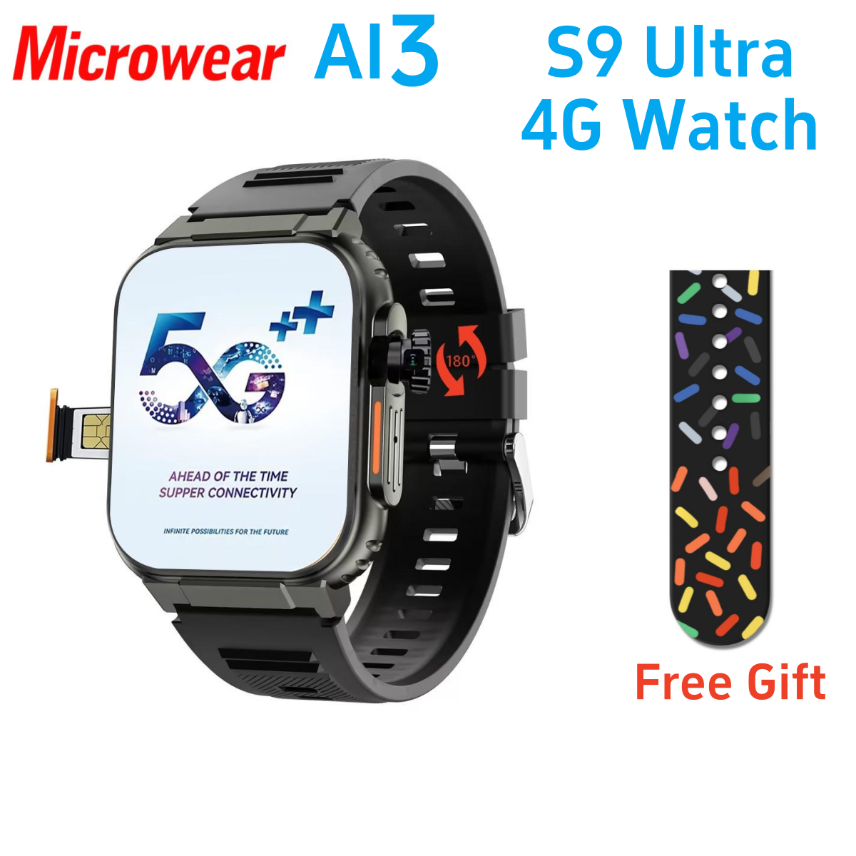 Microwear Ultra Ai3 Smart Watc – Smartwatch Instagram recenzja i cena