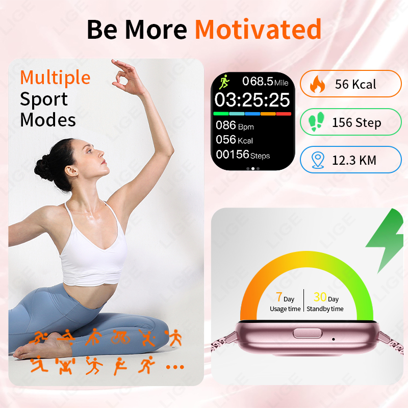 New 1.83‘’ HD Screen Fashion S – Smartwatch Custom recenzja i cena