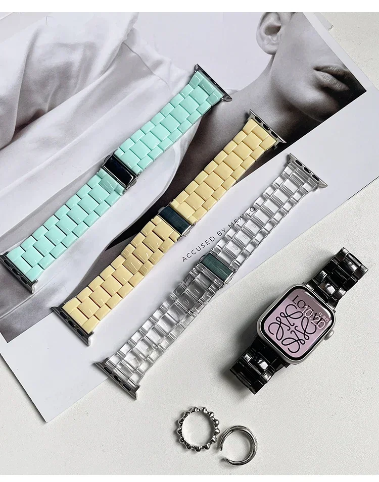 Watch strap+Case+glass For app – Smartwatch Watch Accessories For Women recenzja i cena