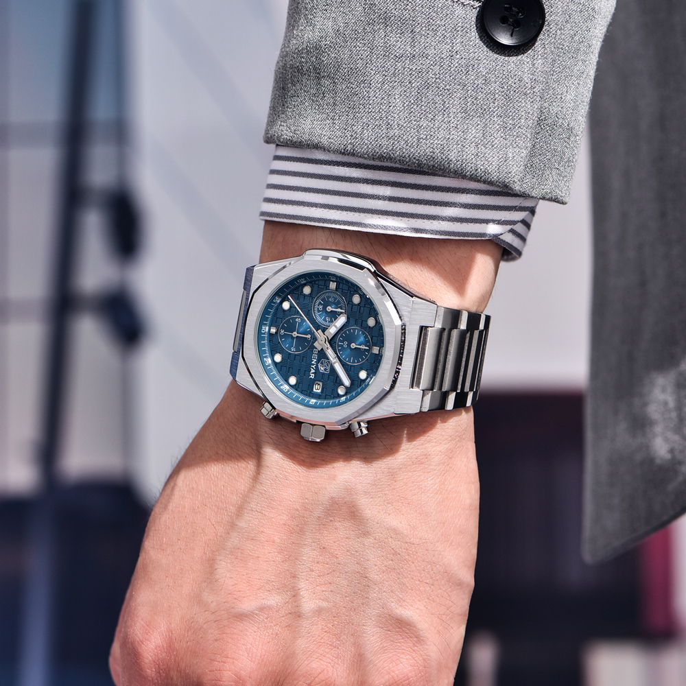 2025 New BENYAR Men's Watches  – Accessories With Watch recenzja i cena