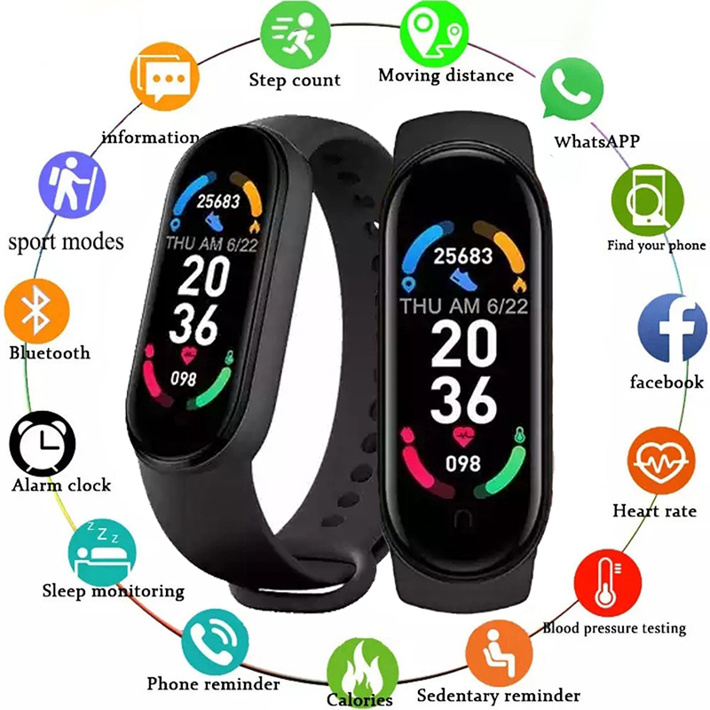 M6 Smart Watch Men Women Fitne – Android Smartwatch Accessories recenzja i cena