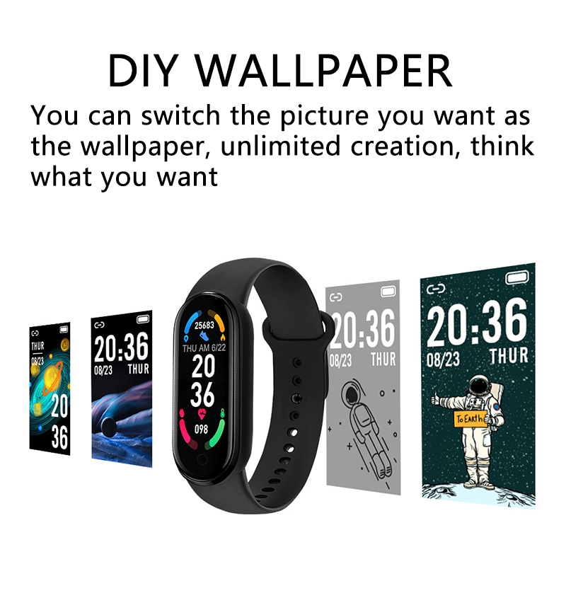 M6 Smart Watch Men Women Fitne – Android Smartwatch Accessories recenzja i cena