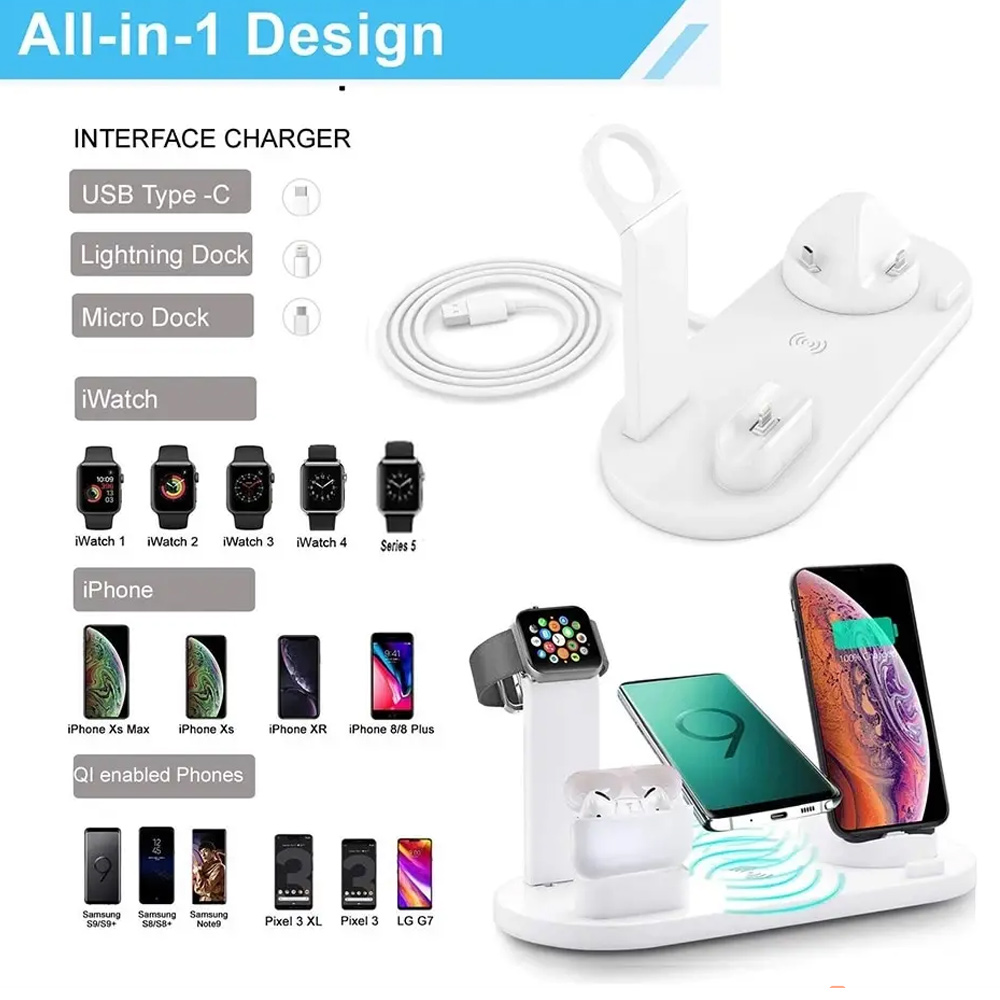 30W 7 in 1 Wireless Charger St – Wireless Charger Watch recenzja i cena