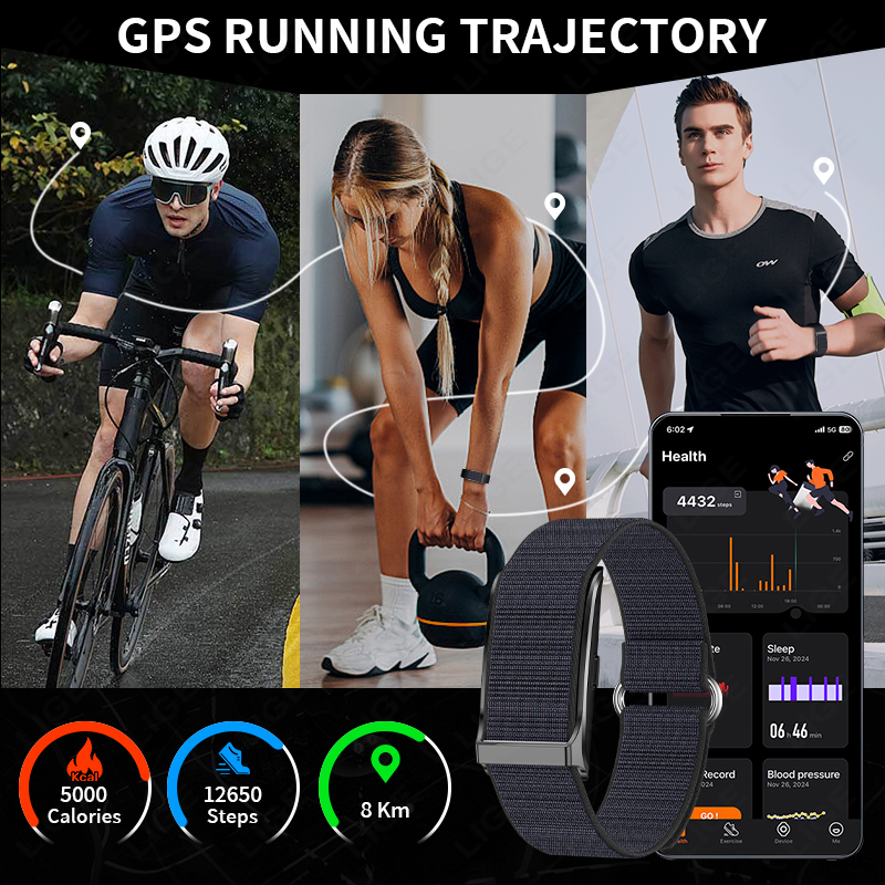 LIGE Smart Watch Heart Rate Bl – Android Smartwatch Accessories recenzja i cena