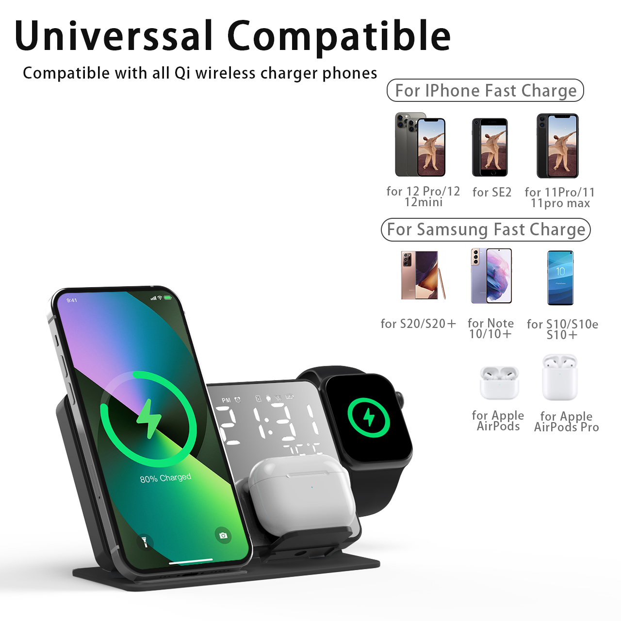 3 in 1 Wireless Charger For iP – Smartwatch Case recenzja i cena