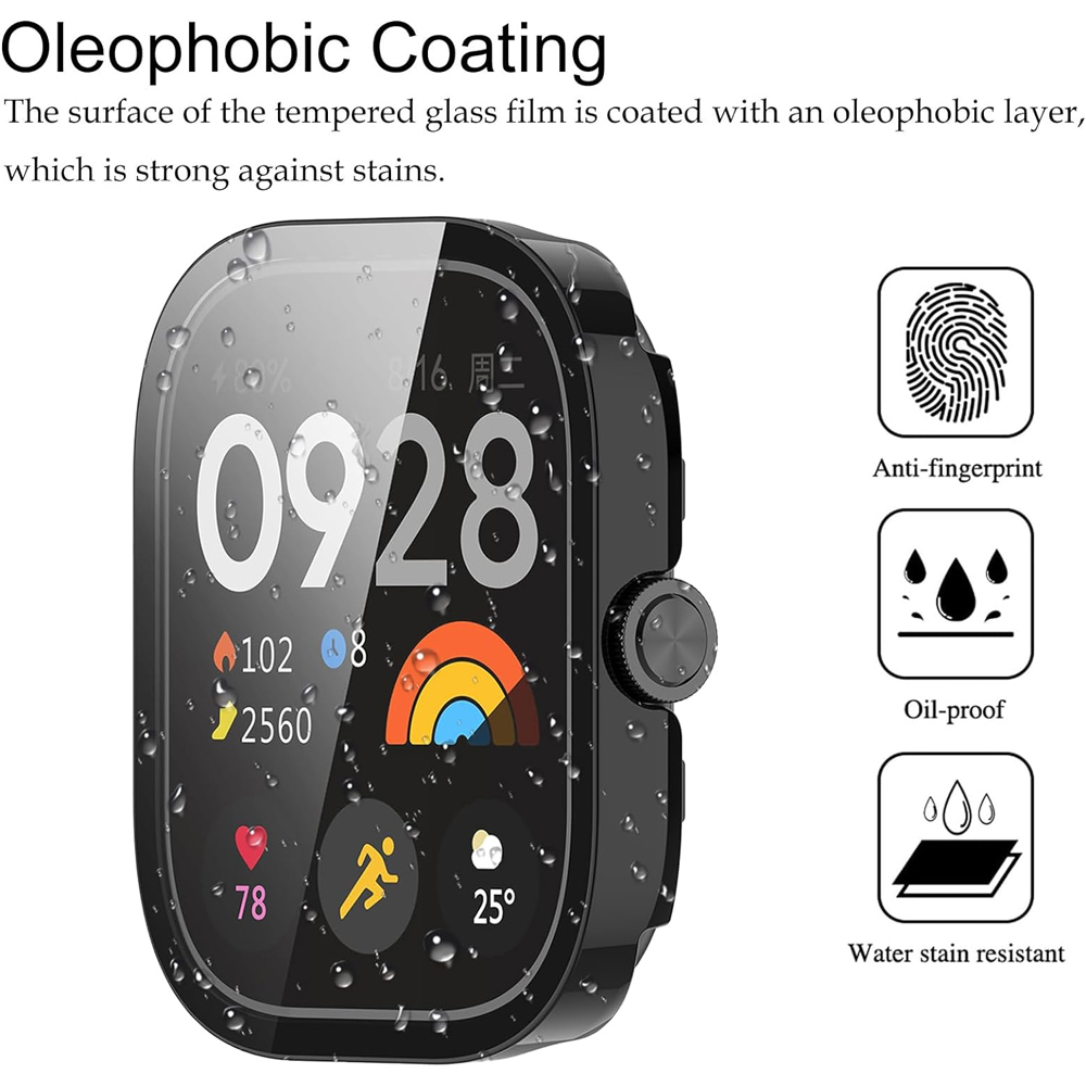 Tempered Glass+Case For Xiaomi – Smartwatch Watch Accessories For Women recenzja i cena
