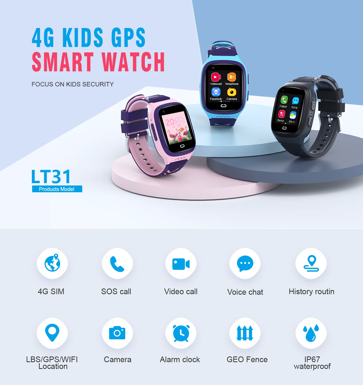 4G Kids Smartwatch SOS Waterpr – Smartwatch Id recenzja i cena