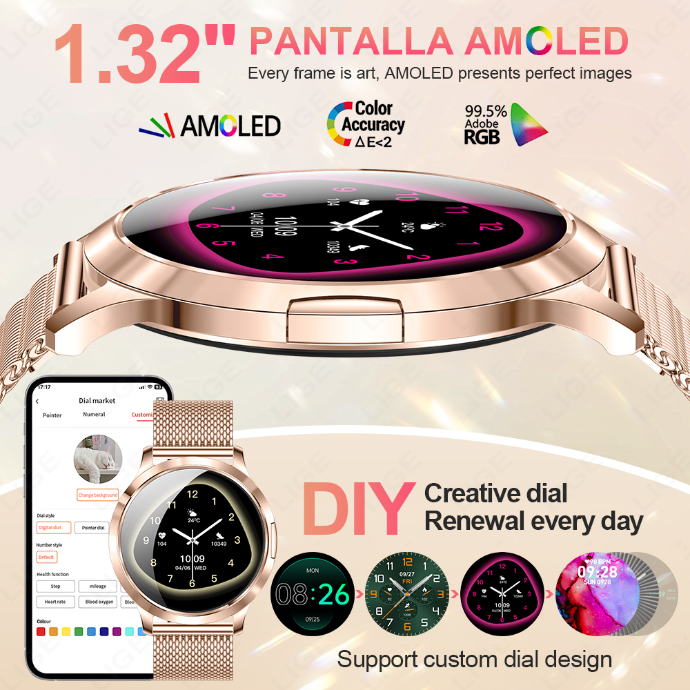 LIGE 2026 New Smart Watch Wome – Smartwatch Custom recenzja i cena