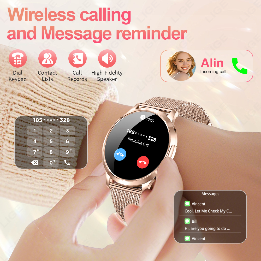 LIGE 2026 New Smart Watch Wome – Smartwatch Custom recenzja i cena