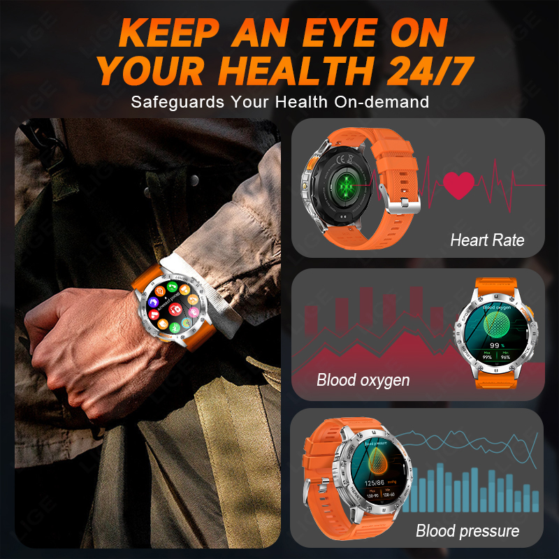 LIGE 1.43 Inch AMOLED Screen B – Smartwatch Instagram recenzja i cena