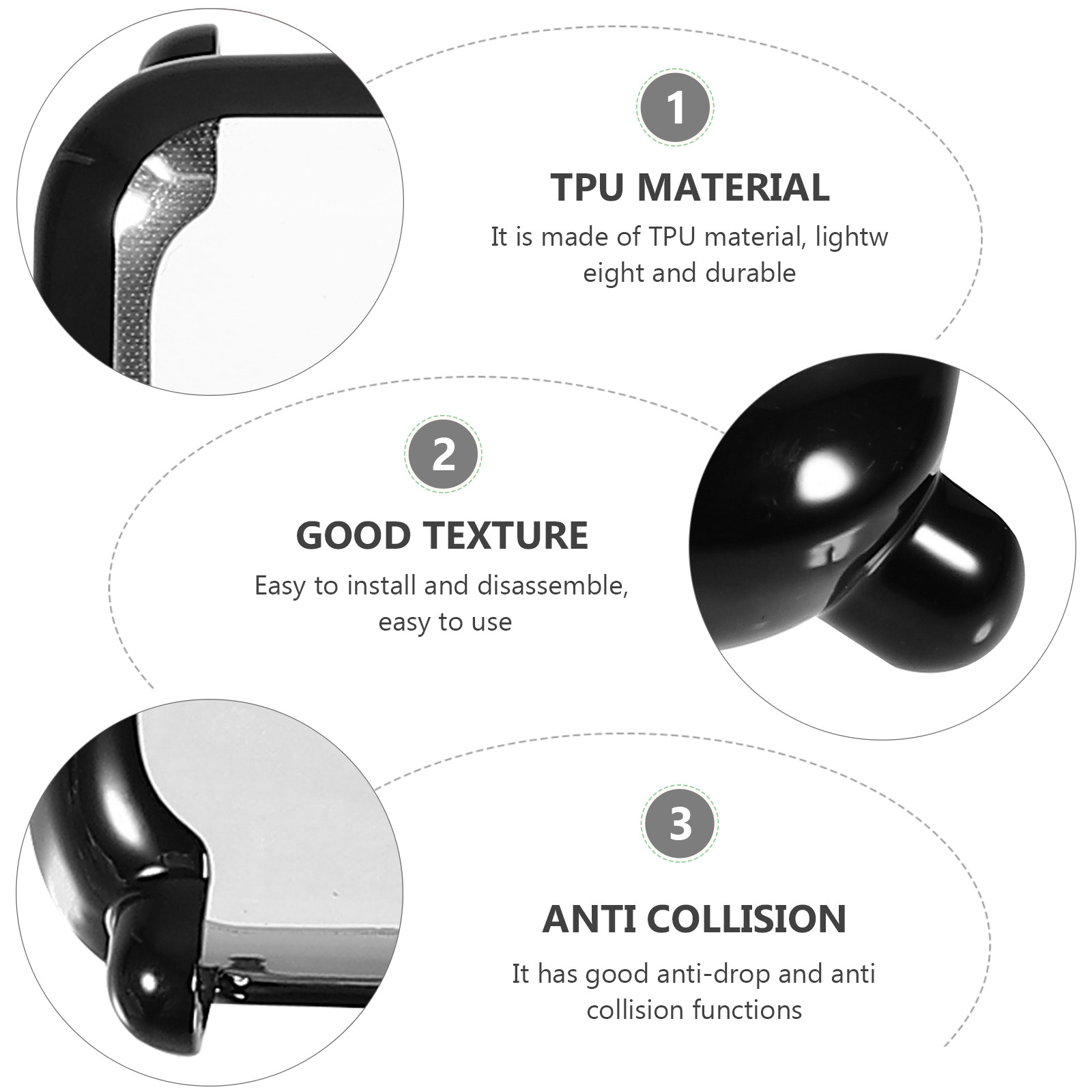 3Pcs Tpu Watch Shell Protectiv – Smartwatch Case recenzja i cena