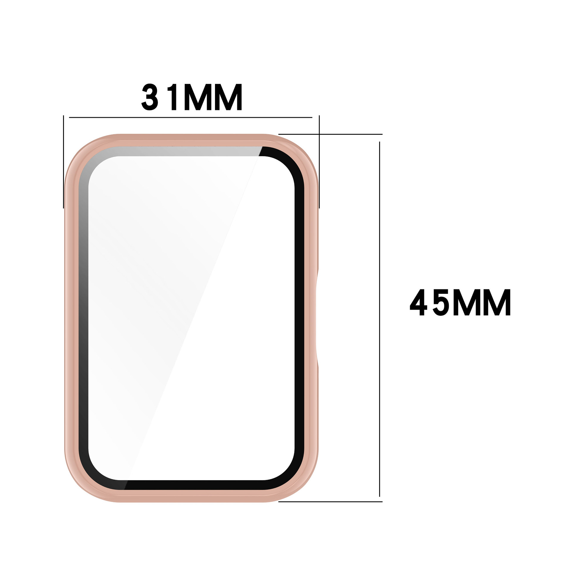 Glass+Case For Samsung Galaxy  – Smartwatch Watch Accessories For Women recenzja i cena