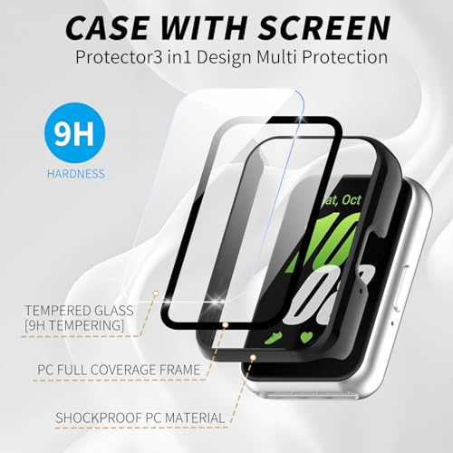 Glass+Case For Samsung Galaxy  – Smartwatch Watch Accessories For Women recenzja i cena
