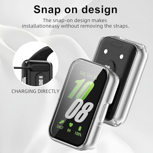 Glass+Case For Samsung Galaxy  – Smartwatch Watch Accessories For Women recenzja i cena
