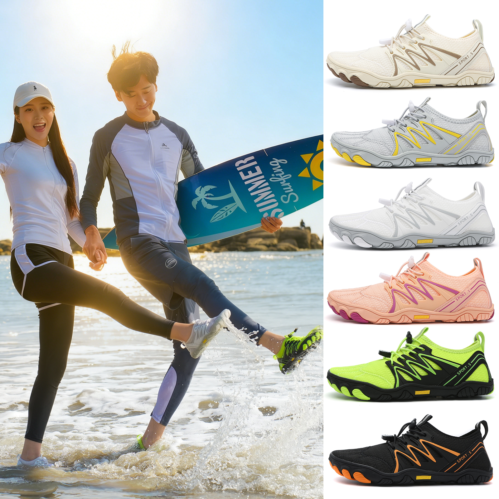 Unisex Water Shoes Men Women Q – Rugged Sport Strap recenzja i cena