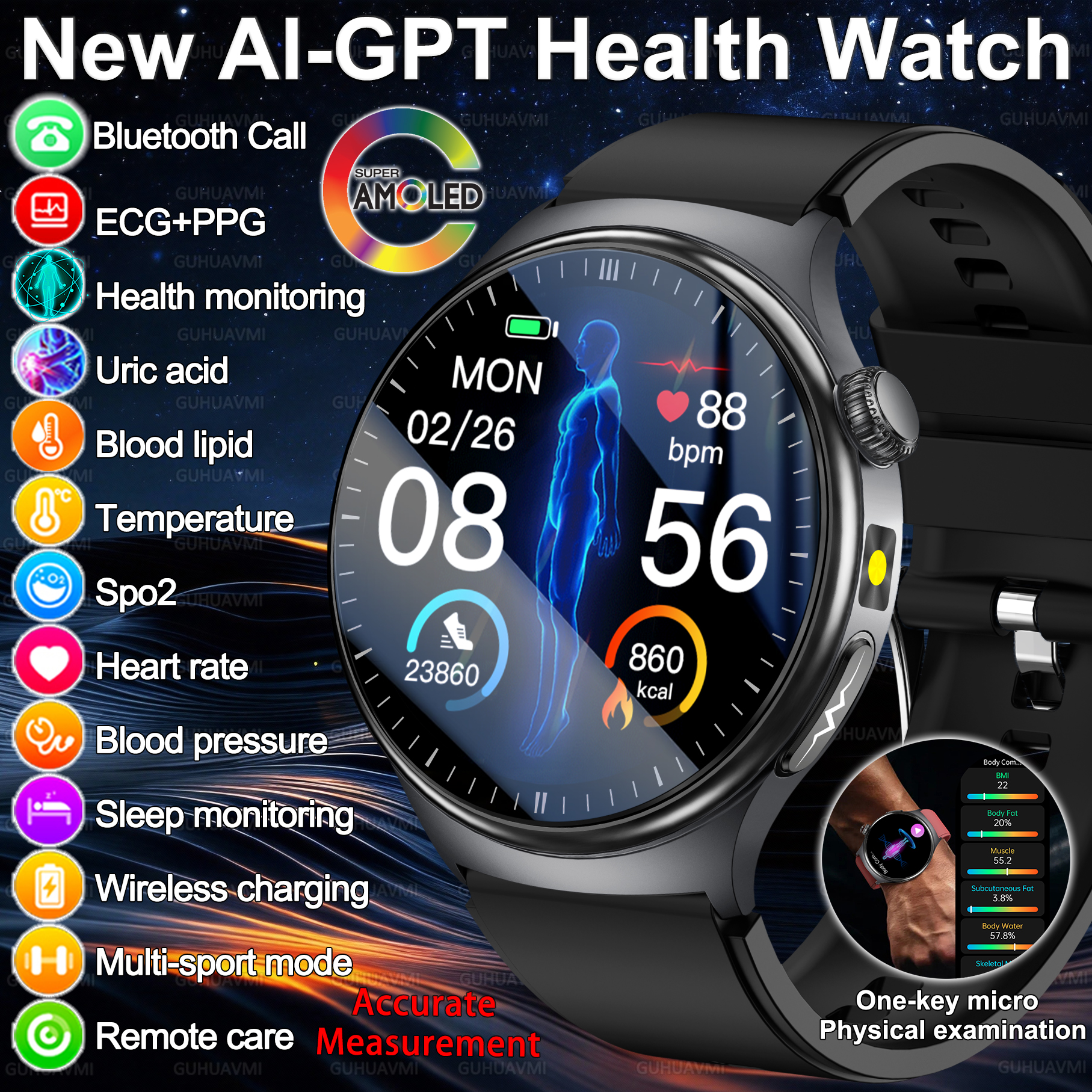 2026 New Accurate Diagnosis Sm – Android Smartwatch Accessories recenzja i cena