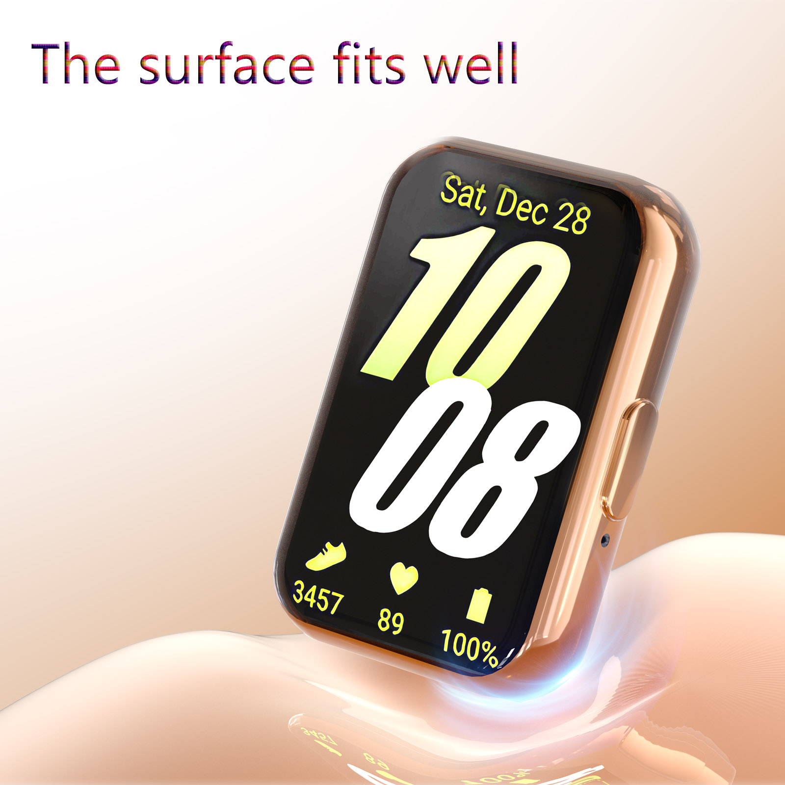 Cover for Samsung Galaxy Fit 3 – Smartwatch Watch Accessories For Women recenzja i cena