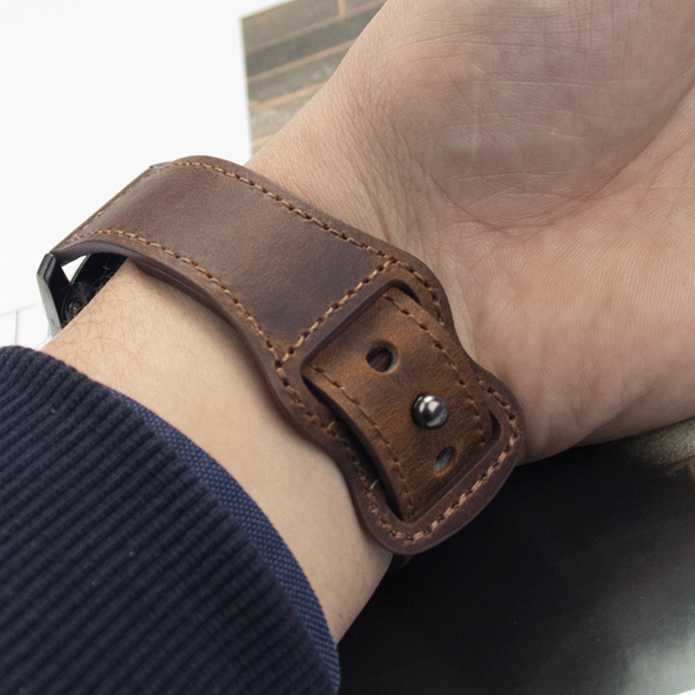 20mm 22mm Genuine Leather Watc – Smartwatch Accessories Shop recenzja i cena