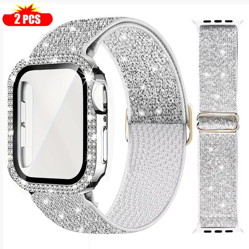 Band+Case for Apple Watch 45mm – Smartwatch Watch Accessories For Women recenzja i cena