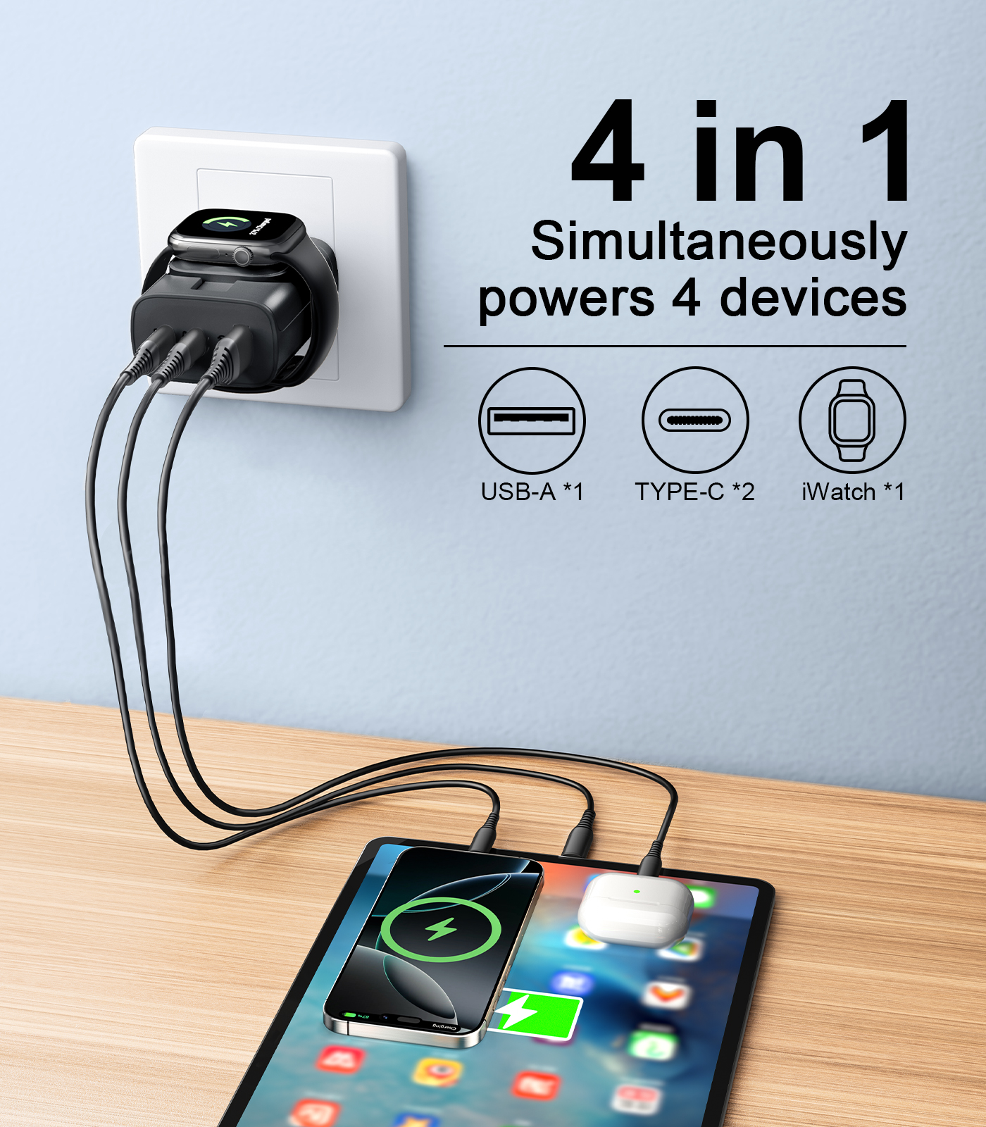 Eary 40W for Apple Charging Bl – Wireless Charger Watch recenzja i cena