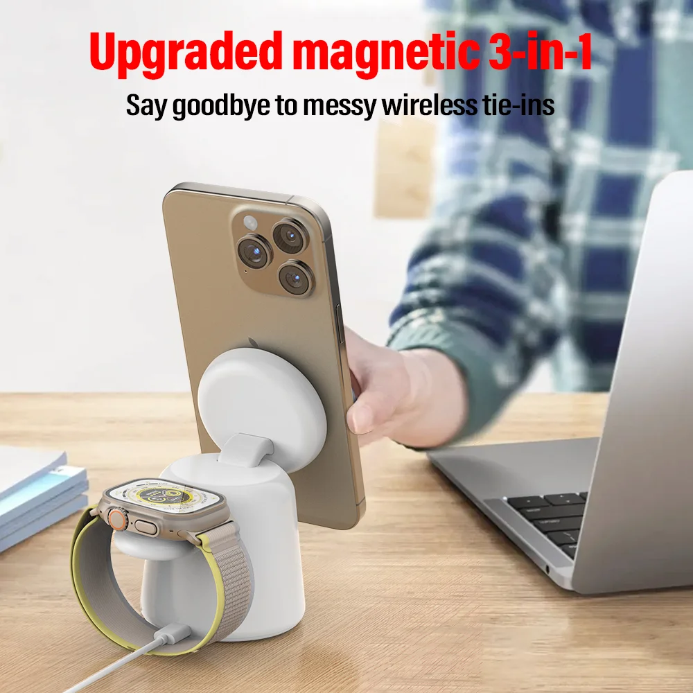 3 in 1 Magnetic Wireless Charg – Wireless Charger Watch recenzja i cena