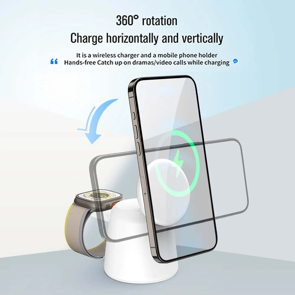 3 in 1 Magnetic Wireless Charg – Wireless Charger Watch recenzja i cena