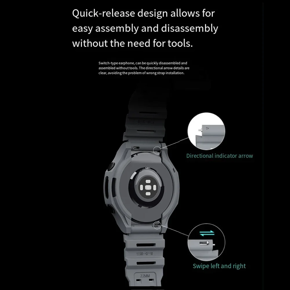 Silicone Straps For Samsung Fo – Android Smartwatch Accessories recenzja i cena