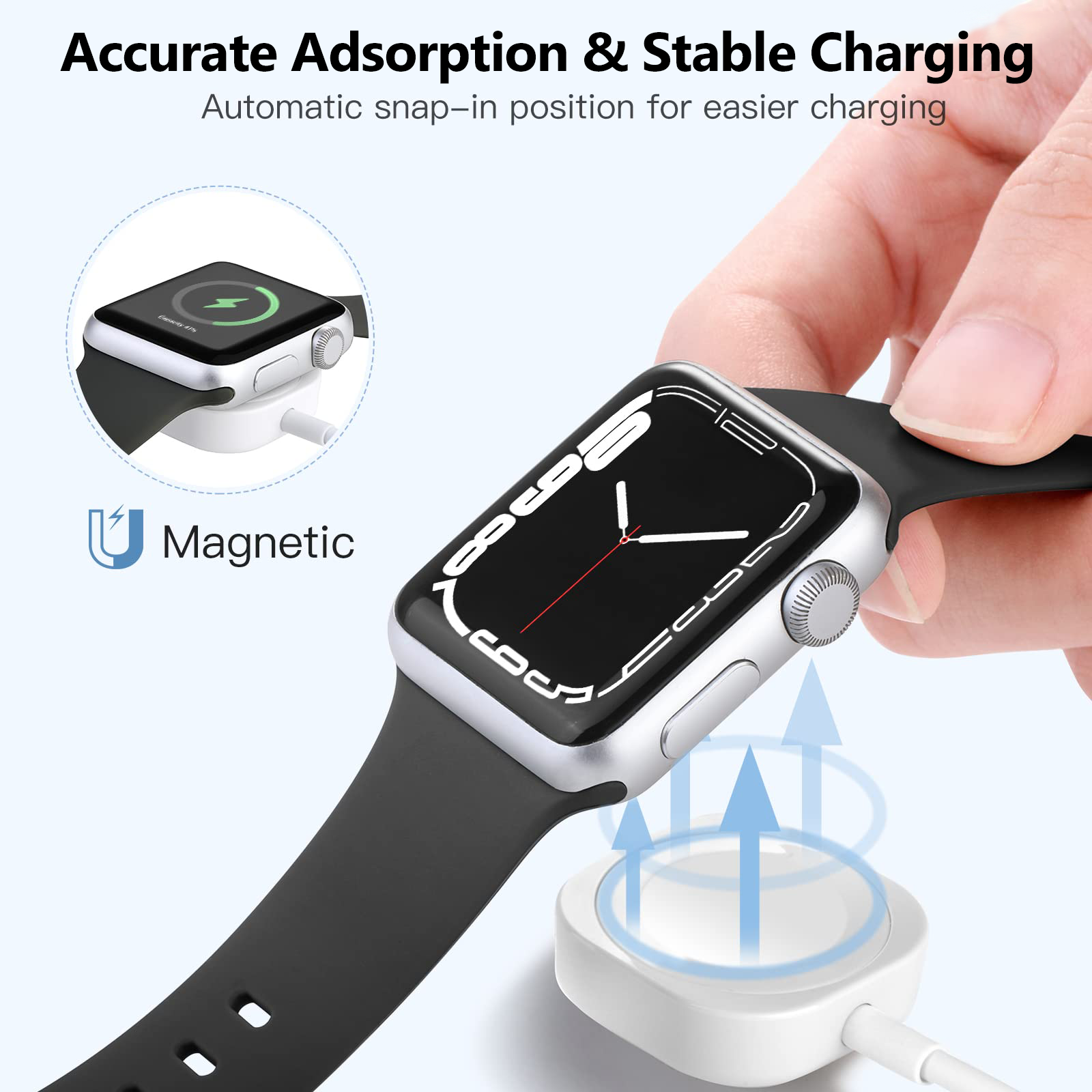 2 in 1 Magnetic Wireless USB A – Wireless Charger Watch recenzja i cena