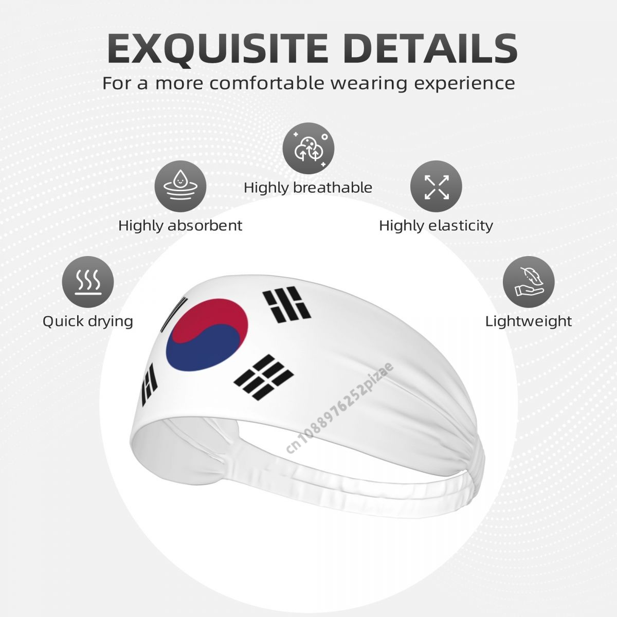 South Korea Flag Men Women Ban – Milanaise Mesh Band recenzja i cena