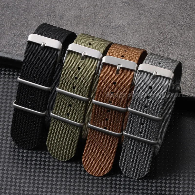 Ribbed Nylon Watch Strap 18mm  – Nylon Nato Strap recenzja i cena