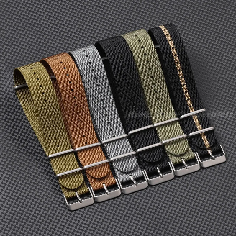 Ribbed Nylon Watch Strap 18mm  – Nylon Nato Strap recenzja i cena