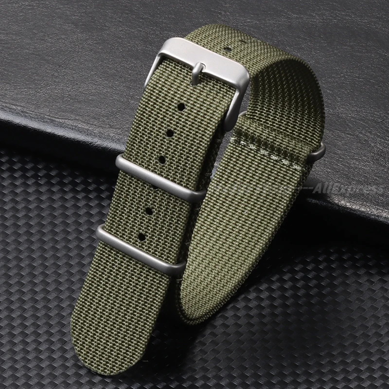 Ribbed Nylon Watch Strap 18mm  – Nylon Nato Strap recenzja i cena