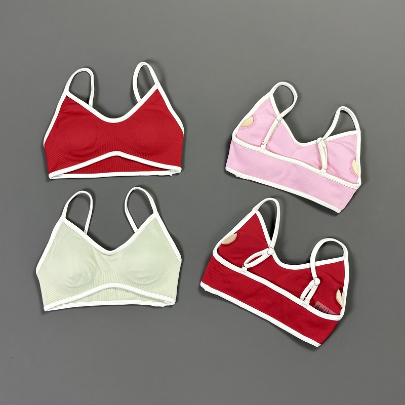Women Contrastline Yoga Bra V  – Rugged Sport Strap recenzja i cena