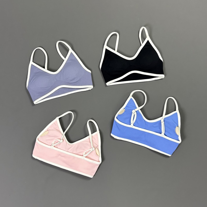 Women Contrastline Yoga Bra V  – Rugged Sport Strap recenzja i cena