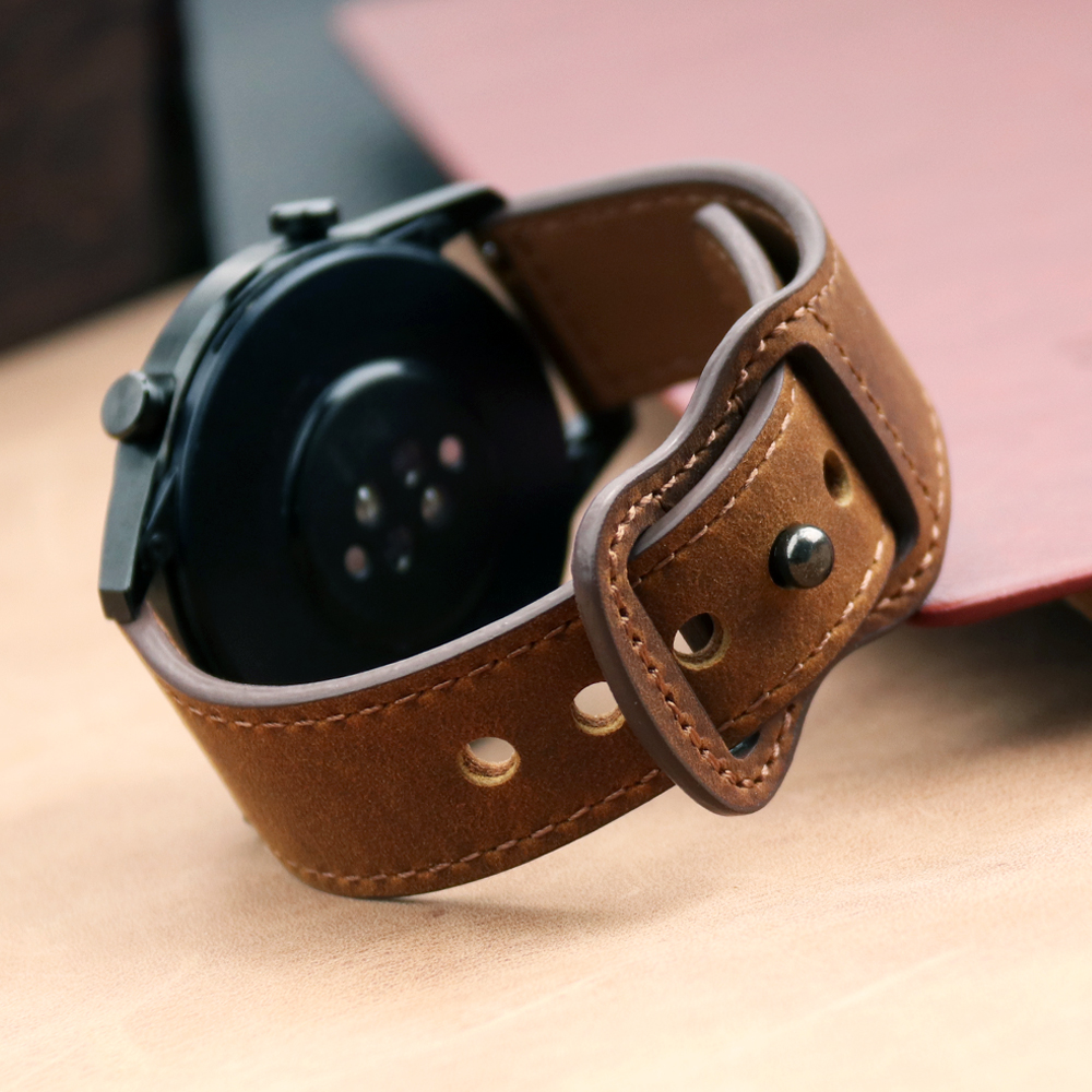 22mm Band Genuine Leather Watc – Smartwatch Accessories Shop recenzja i cena