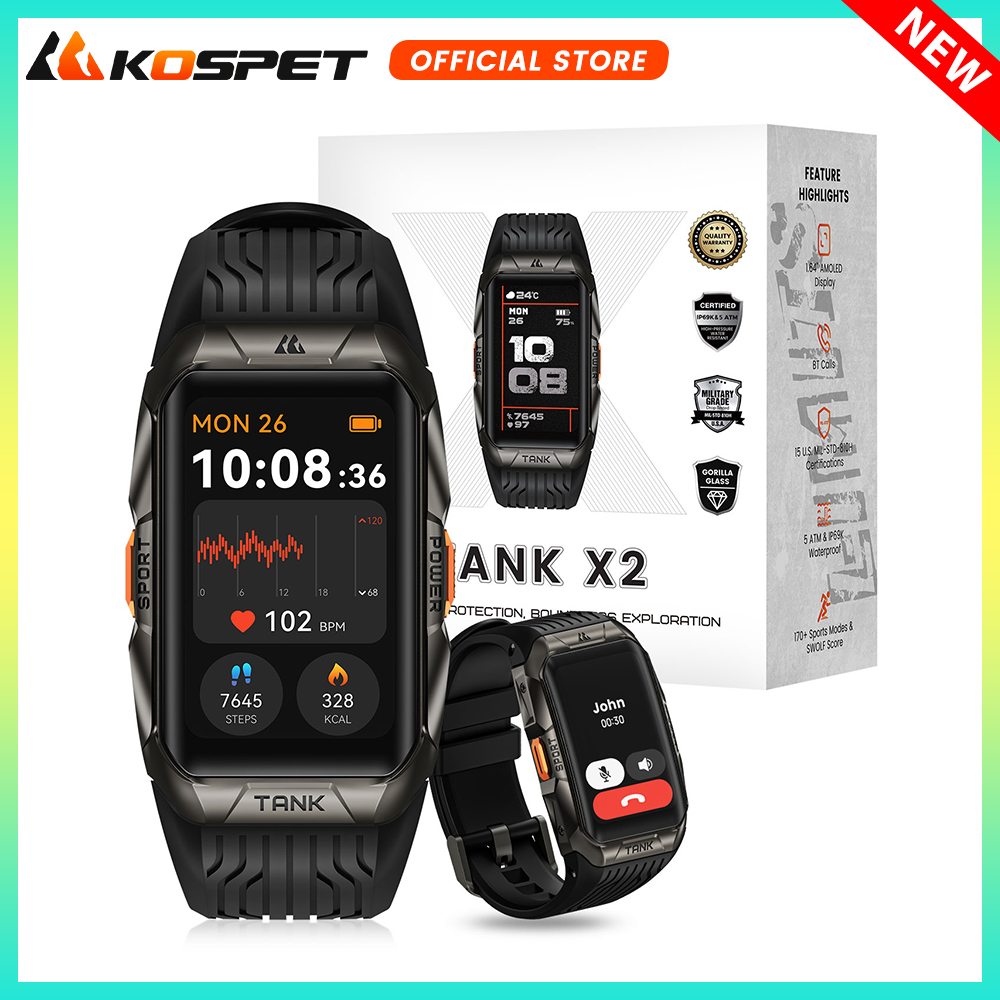 KOSPET TANK X2 Smart Watch For – Smartwatch X2 recenzja i cena