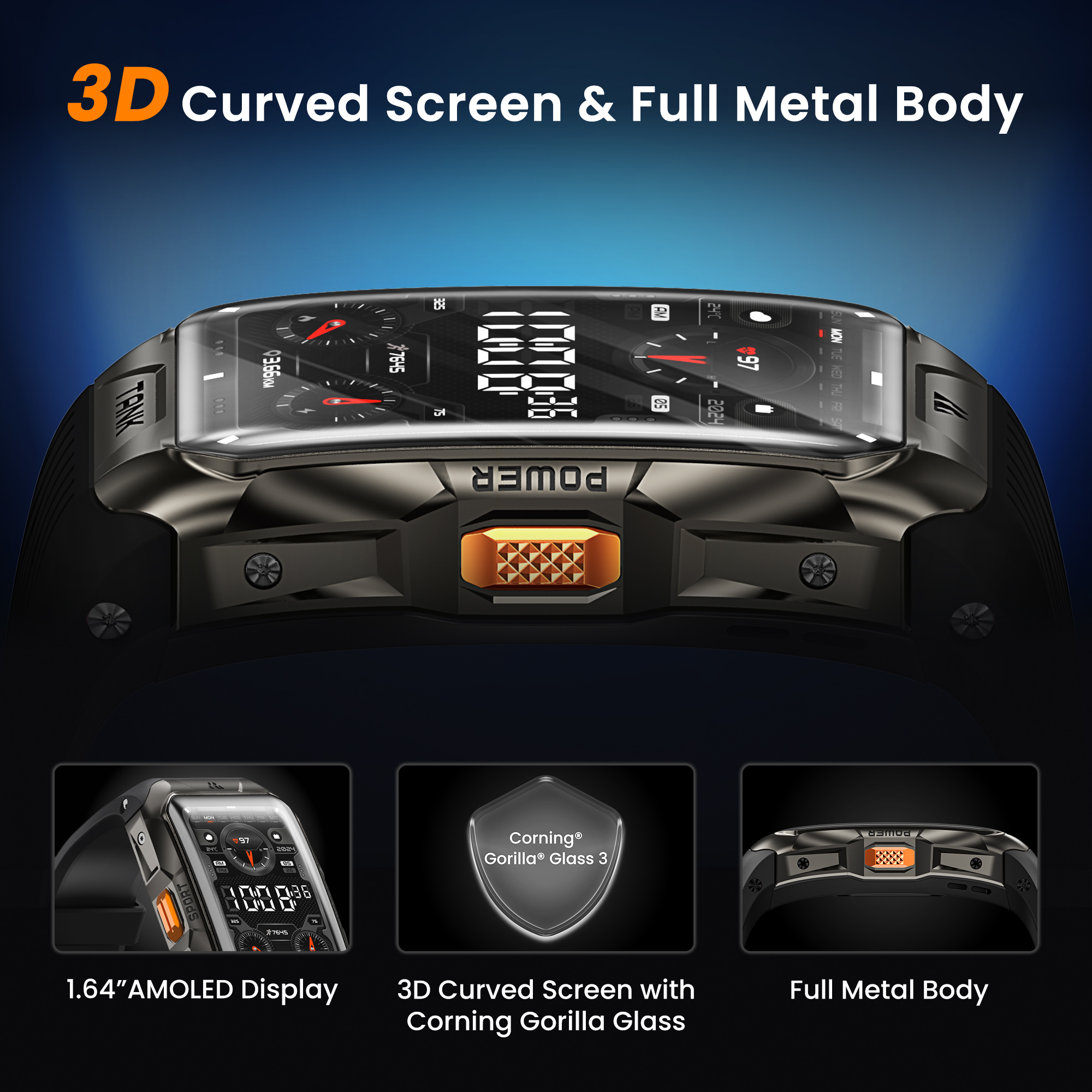 KOSPET TANK X2 Smart Watch For – Smartwatch X2 recenzja i cena