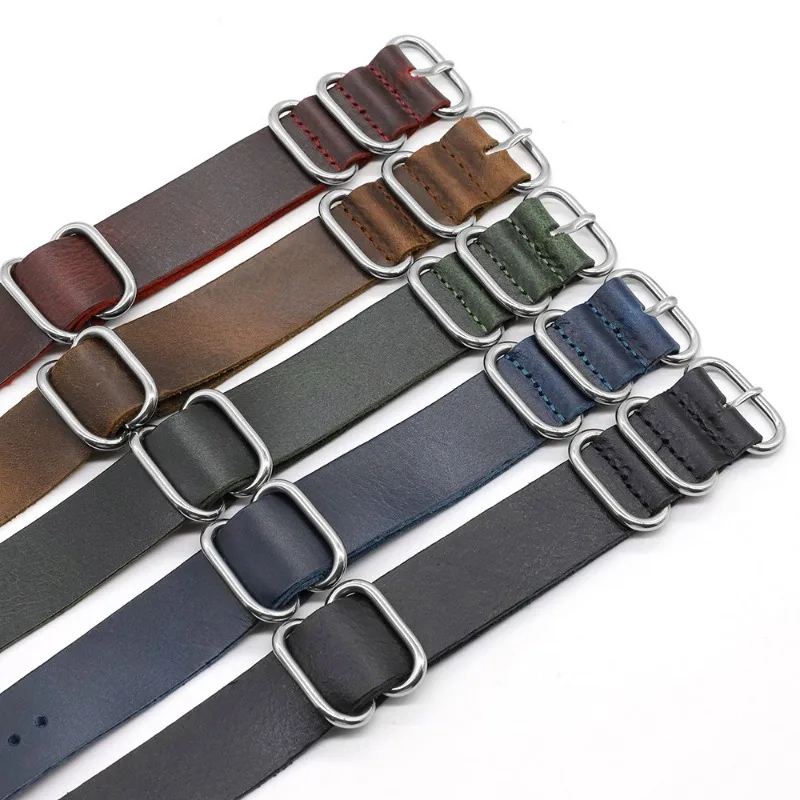 Vintage Genuine Leather Watch  – Nylon Nato Strap recenzja i cena