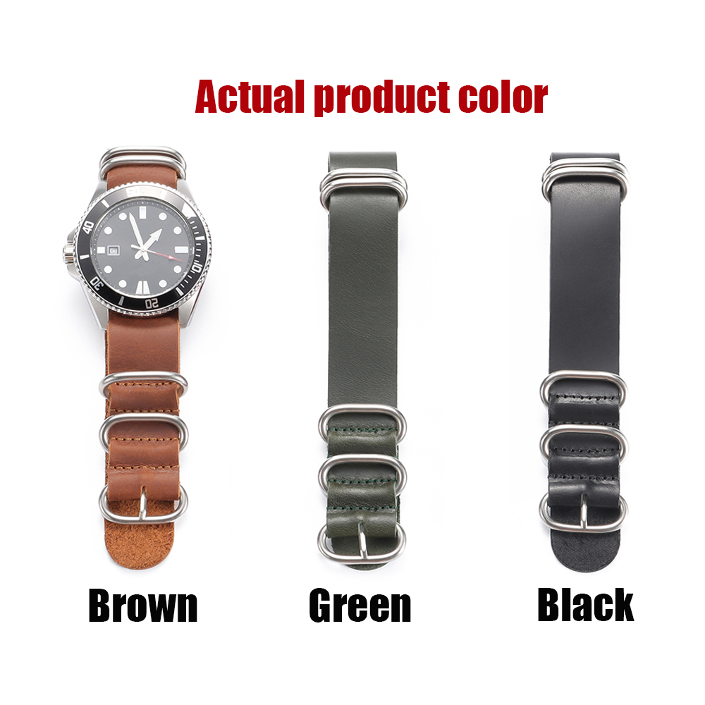 Vintage Genuine Leather Watch  – Nylon Nato Strap recenzja i cena
