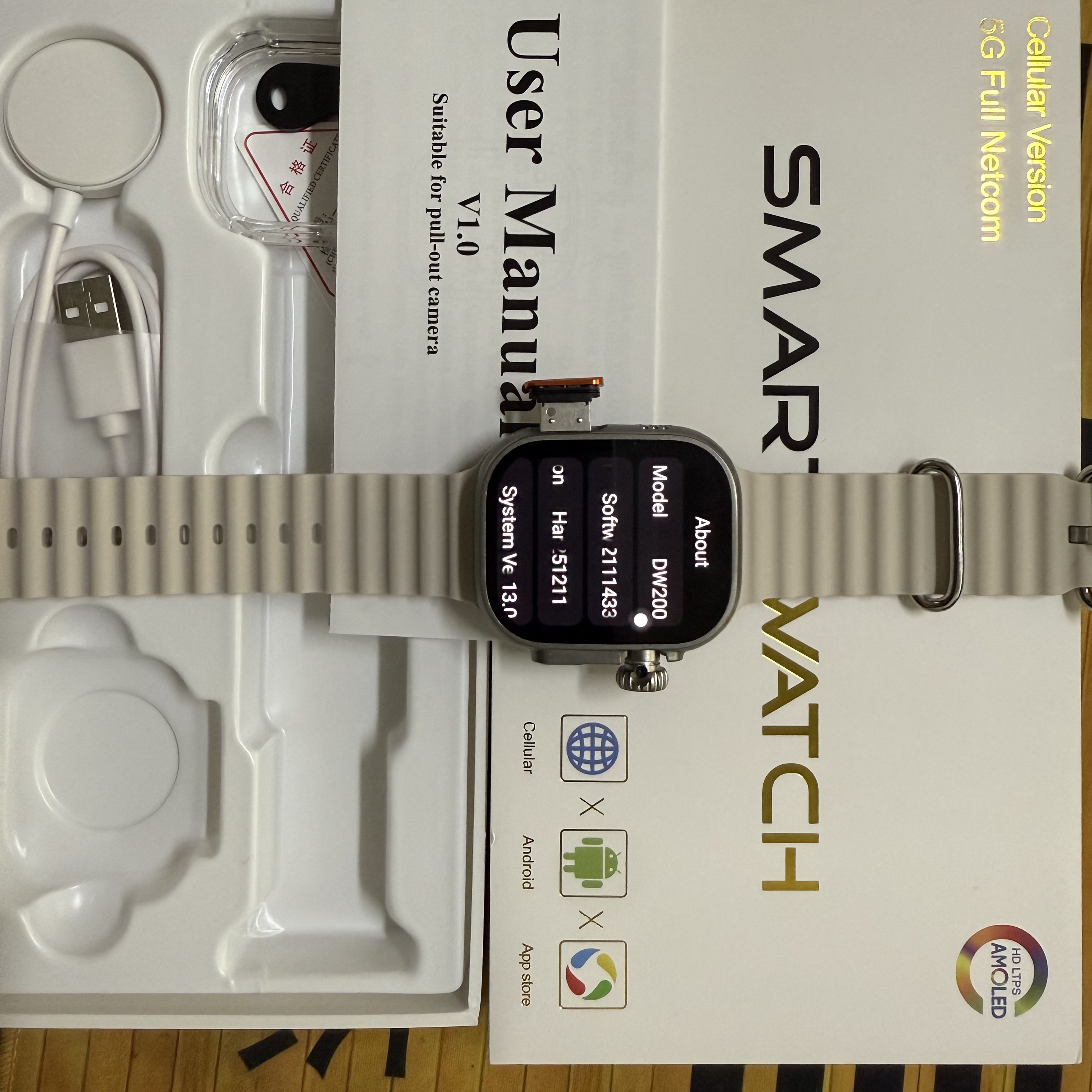 DW200 Smartwatch Men WIFI Touc – Smartwatch Id recenzja i cena