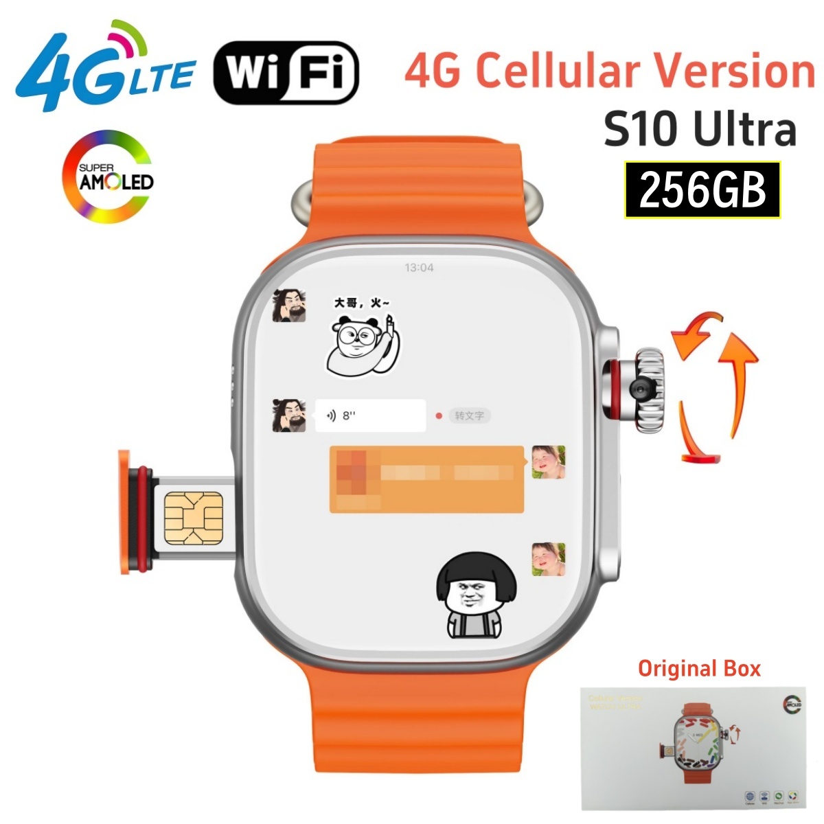 32+256GB 4G Smart Watch Androi – Smartwatch Instagram recenzja i cena