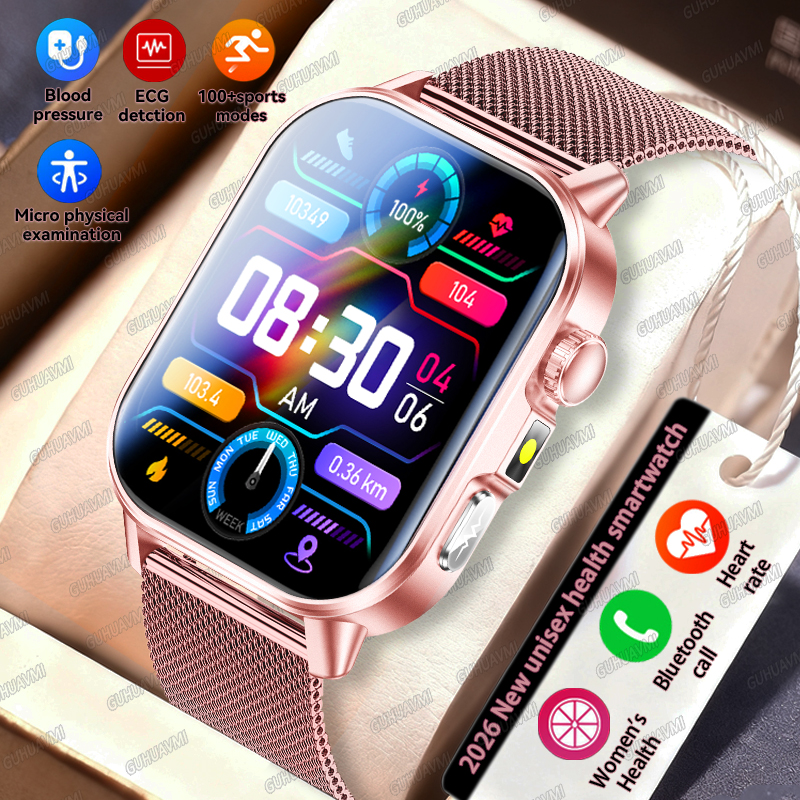 GUHUAVMI 2026 New Precise Heal – Android Smartwatch Accessories recenzja i cena