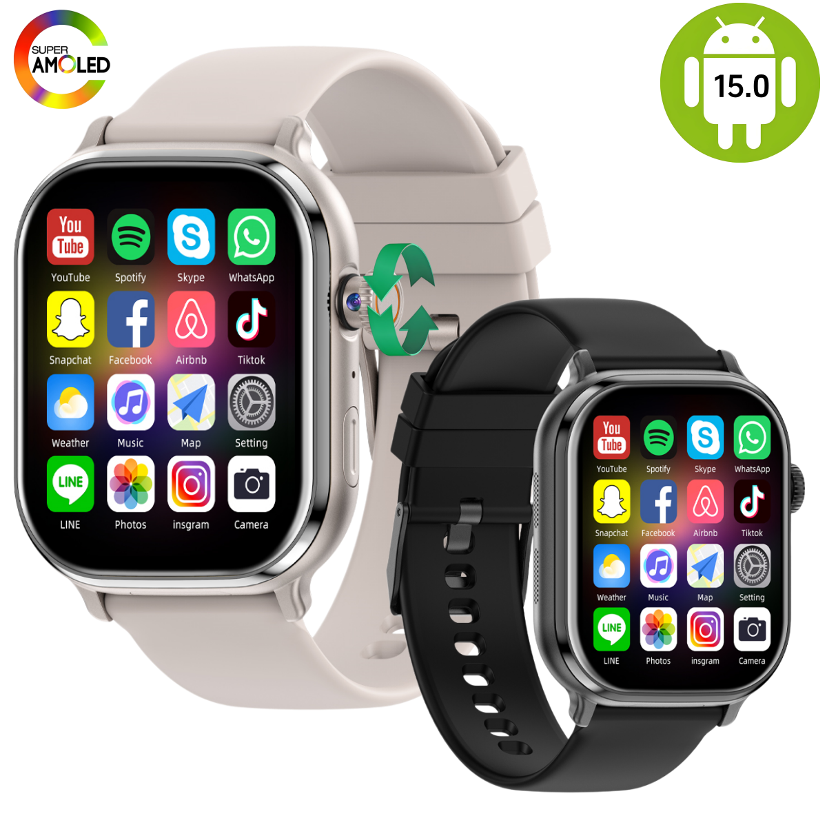 New VP69 2.39inch Amoled Andro – Smartwatch Id recenzja i cena