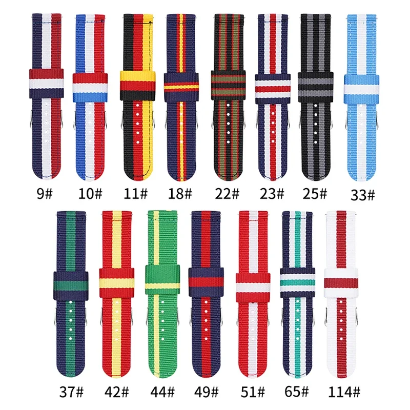 20mm 22mm Woven Nylon Strap fo – Nylon Nato Strap recenzja i cena