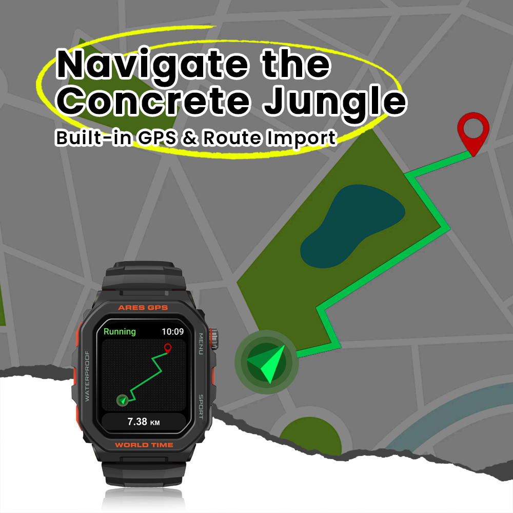 New Zeblaze Ares GPS Smart Wat – Smartwatch Instagram recenzja i cena
